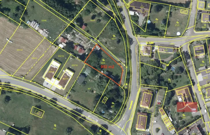 Prodej pozemku pro bydlení, Divišov, 952 m2