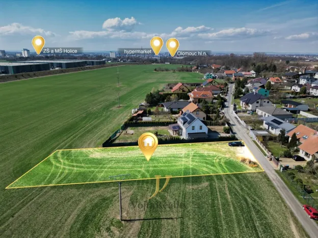 Prodej pozemku pro bydlení, Bystrovany, 1500 m2