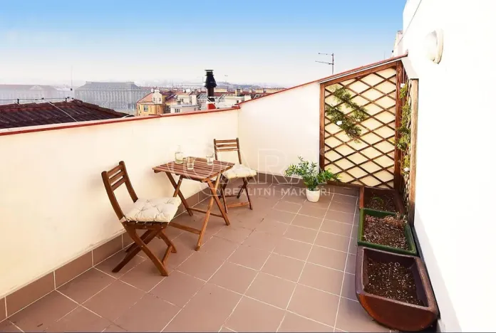 Pronájem bytu 2+kk, Praha - Bubeneč, Národní obrany, 53 m2