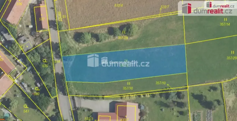 Prodej pozemku pro bydlení, Běštín, 1218 m2