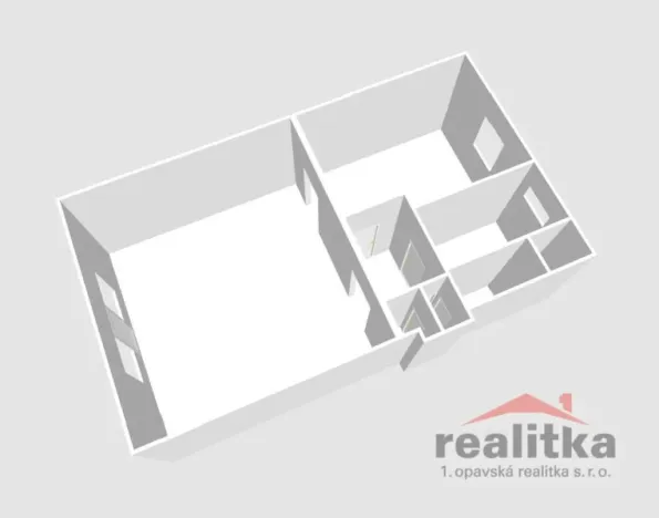 Pronájem obchodního prostoru, Opava - Předměstí, Hauerova, 54 m2