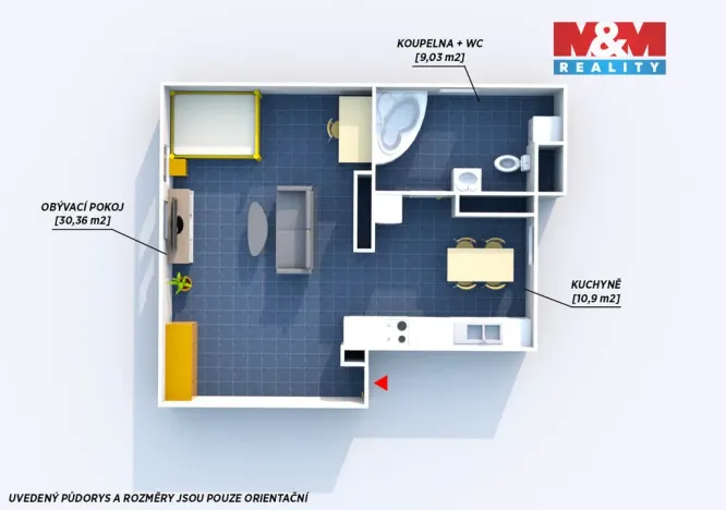 Prodej bytu 1+kk, Mníšek pod Brdy, 5. května, 55 m2
