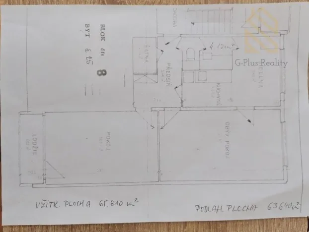 Pronájem bytu 2+1, Roudnice nad Labem, Bořivojova, 66 m2