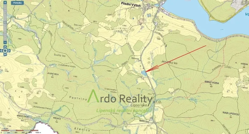 Prodej louky, Přední Výtoň, 13899 m2