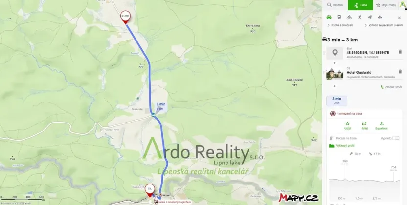 Prodej louky, Přední Výtoň, 13899 m2