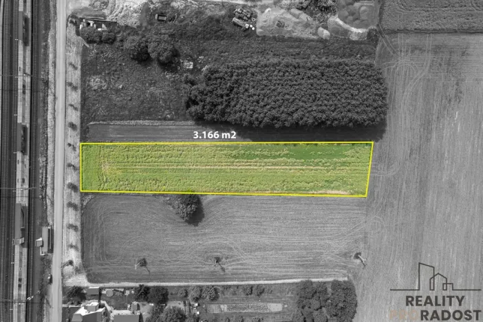Prodej komerčního pozemku, Grygov, 3166 m2