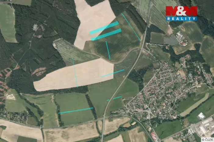 Prodej pole, Třemošná, 55404 m2