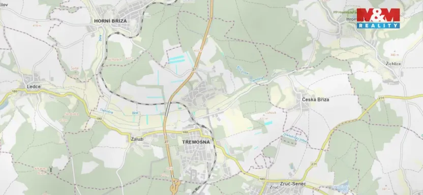 Prodej pole, Třemošná, 55404 m2