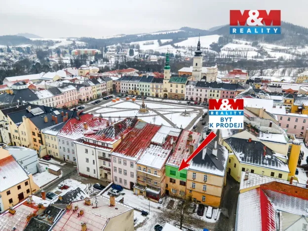 Prodej bytu 2+1, Moravská Třebová - Město, nám. T. G. Masaryka, 60 m2