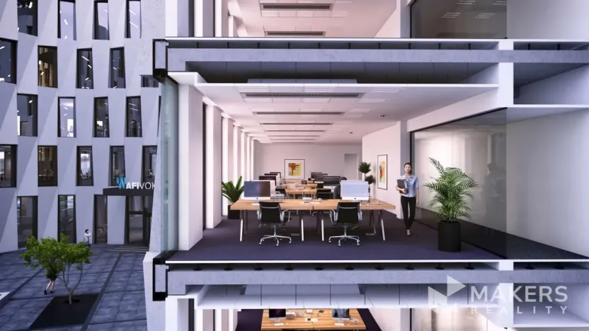 Pronájem kanceláře, Praha - Vokovice, Evropská, 447 m2