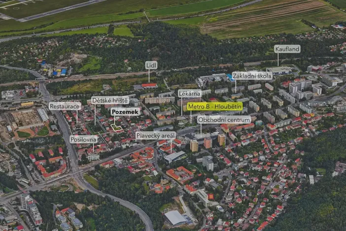 Prodej pozemku pro bydlení, Praha - Hloubětín, Mochovská, 901 m2