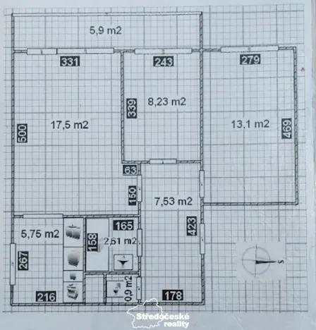 Prodej bytu 3+1, Praha - Lhotka, V pláni, 72 m2