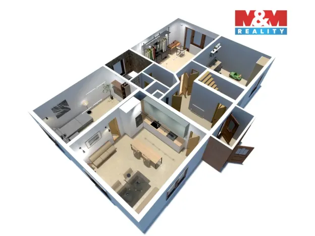 Prodej rodinného domu, Údlice, Stará Čtvrť, 200 m2