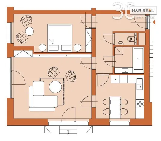 Prodej bytu 2+1, Halenkov, 74 m2