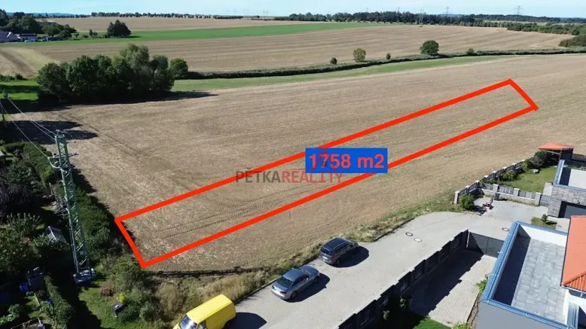 Prodej pozemku pro bydlení, Zlatníky-Hodkovice, Za Brankou, 1758 m2