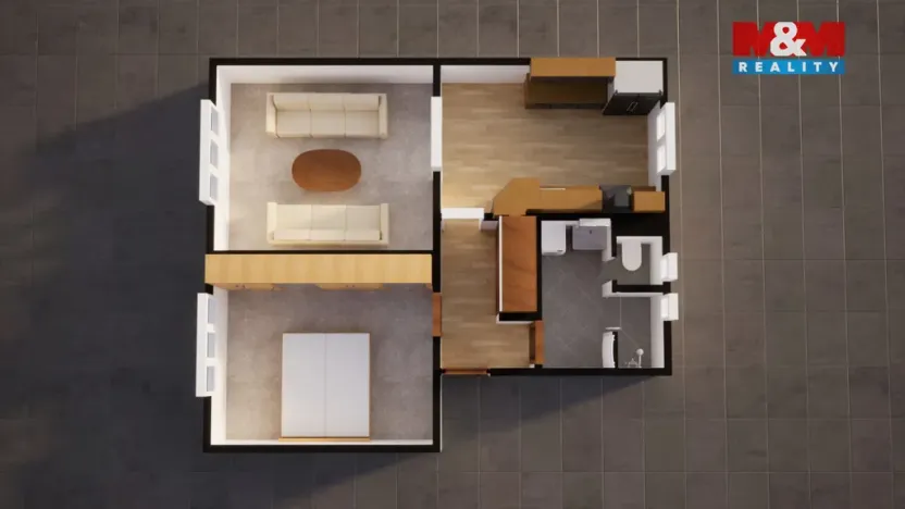 Prodej bytu 2+1, Stráž pod Ralskem, Revoluční, 66 m2