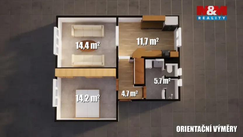 Prodej bytu 2+1, Stráž pod Ralskem, Revoluční, 66 m2