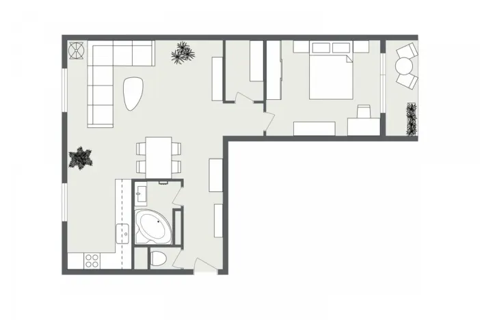 Pronájem bytu 2+1, Ostrava - Poruba, Ukrajinská, 53 m2