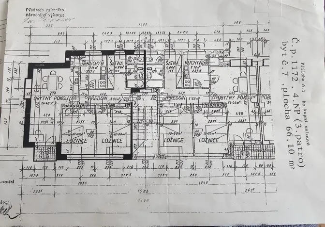 Prodej bytu 3+1, Kladno, Kordačova, 77 m2
