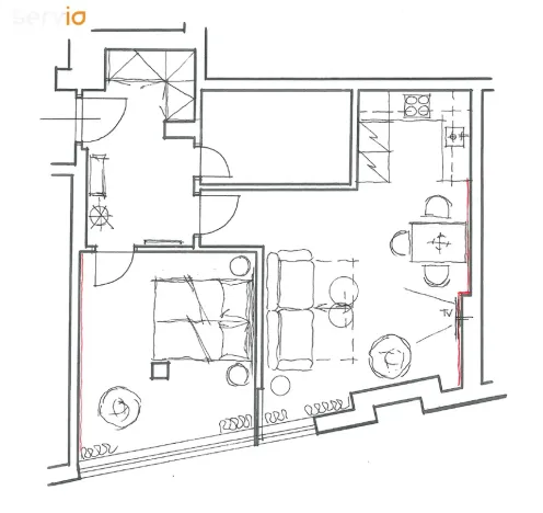 Pronájem bytu 2+kk, Brno, Kobližná, 57 m2