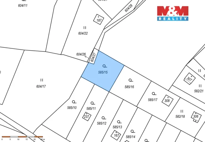 Prodej zahrady, Kosov, 370 m2