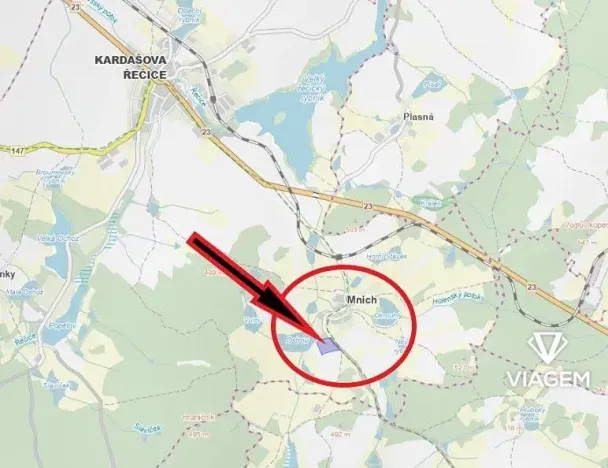 Prodej podílu pole, Kardašova Řečice, 5036 m2