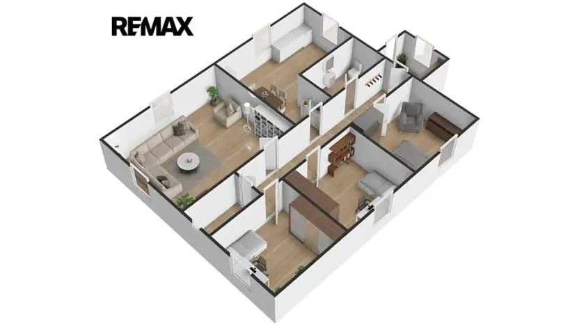 Pronájem bytu 4+1, Líbeznice, Nedvědova, 118 m2