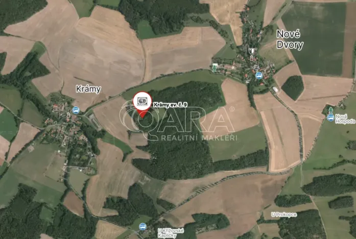 Prodej pozemku pro bydlení, Nové Dvory - Krámy, 3271 m2