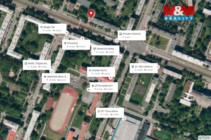 Prodej bytu 2+1, Ostrava - Poruba, Opavská, 58 m2