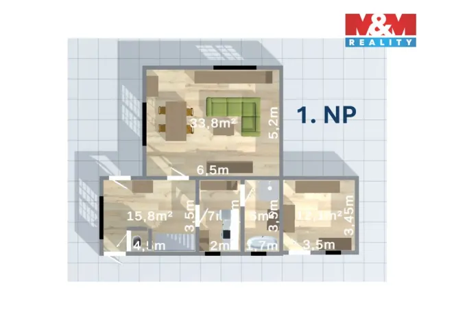 Prodej rodinného domu, Míčov-Sušice - Míčov, 139 m2