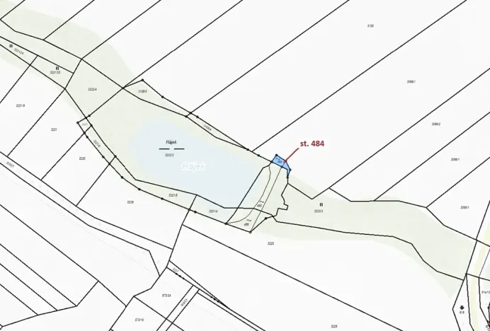 Dražba pozemku, Březník, 47 m2