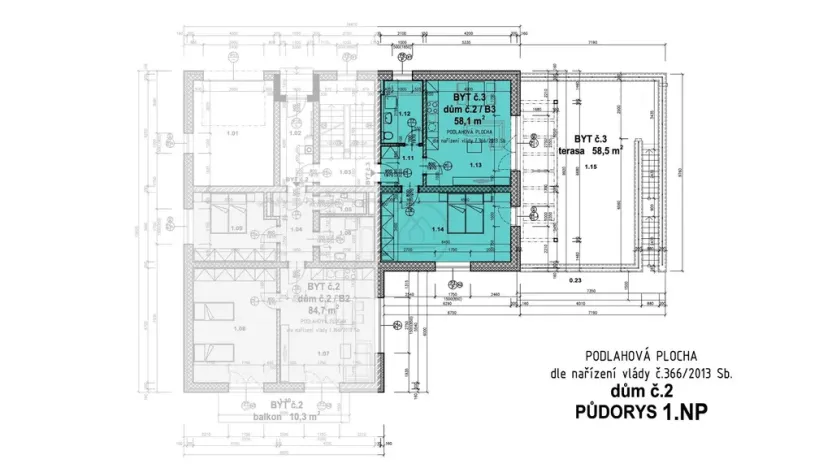 Prodej bytu 2+kk, Frymburk - Kovářov, 58 m2