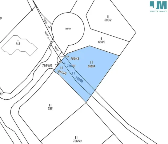 Prodej pozemku pro bydlení, Třebíč - Račerovice, 879 m2