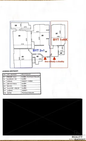 Prodej bytu 3+1, Pardubice - Zelené Předměstí, Sladkovského, 85 m2