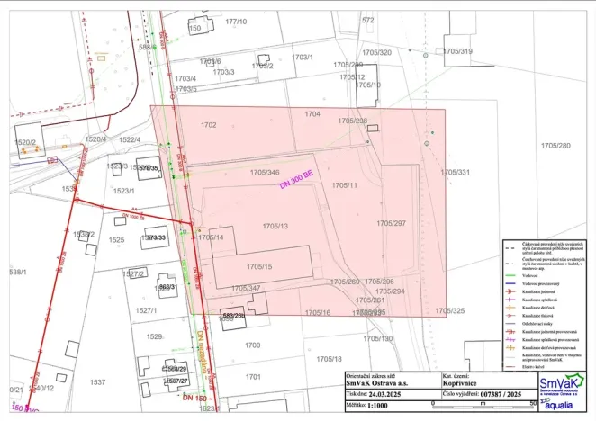 Prodej komerčního pozemku, Kopřivnice, 1716 m2