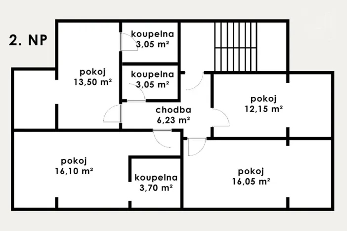 Prodej ubytování, Most, 312 m2