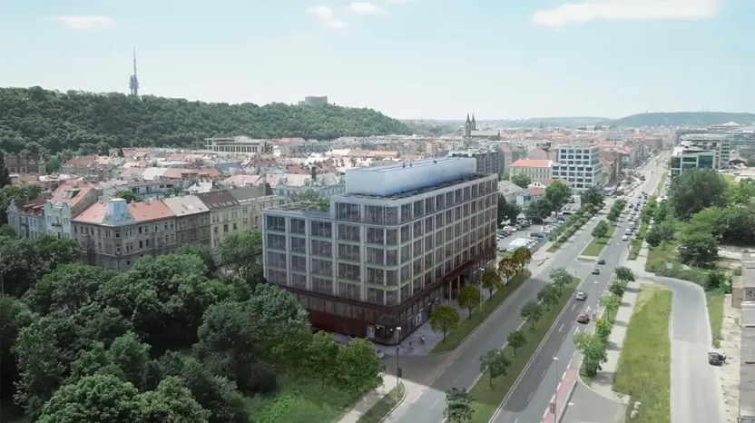 Pronájem kanceláře, Praha - Karlín, Rohanské nábřeží, 1543 m2