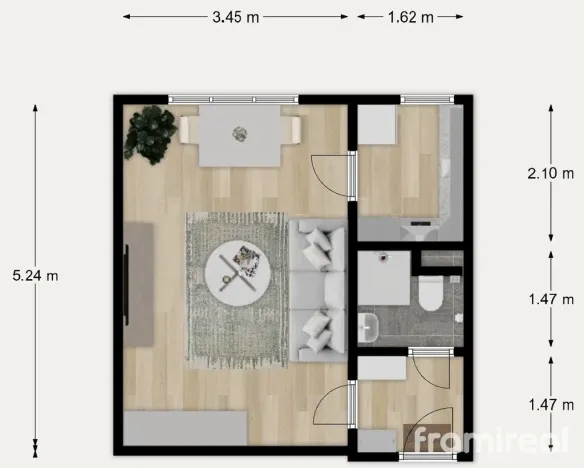Prodej bytu 1+1, Brno - Štýřice, Vídeňská, 26 m2