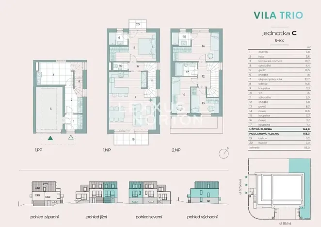 Prodej vily, Praha - Strašnice, Běžná, 492 m2