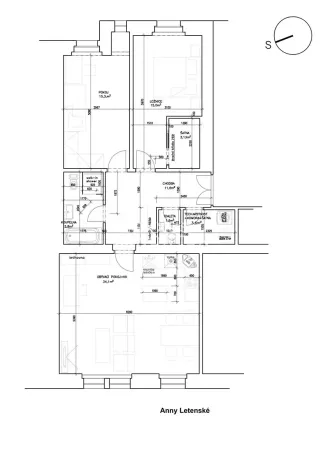 Prodej bytu 3+kk, Praha - Vinohrady, Anny Letenské, 95 m2