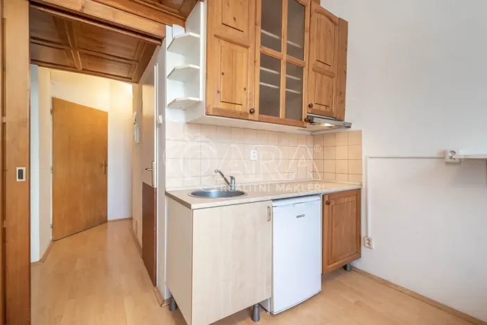 Pronájem bytu 1+kk, Praha - Michle, Magistrů, 22 m2