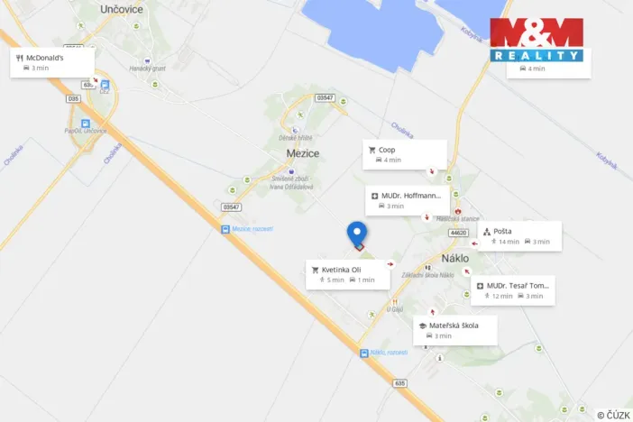 Prodej pozemku pro bydlení, Náklo, 1154 m2