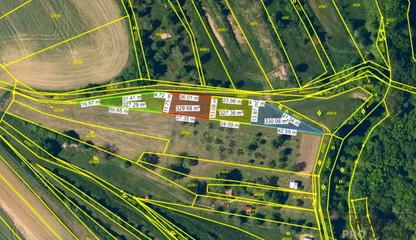 Prodej zahrady, Vyškov, 330 m2