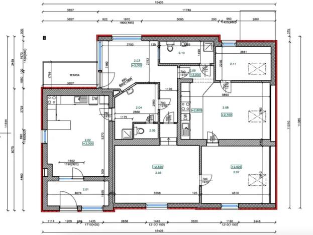 Prodej rodinného domu, Ústí nad Labem - Ústí nad Labem-centrum, Čajkovského, 257 m2