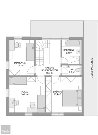 Prodej rodinného domu, Škvorec, 142 m2