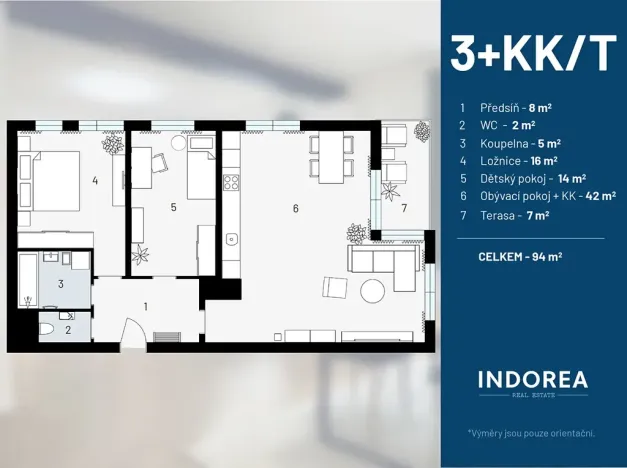 Prodej bytu 3+kk, Praha - Košíře, Tůmova, 87 m2