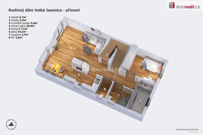 Prodej rodinného domu, Velká Jesenice, 160 m2
