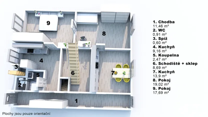 Prodej rodinného domu, Nový Bydžov, Turkova, 165 m2