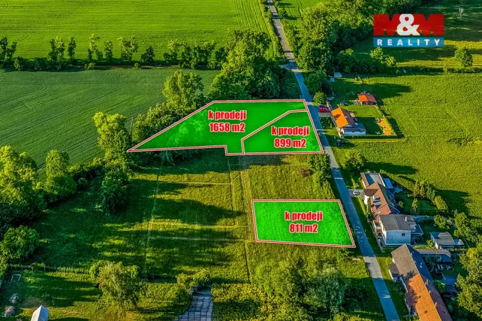 Prodej pozemku pro bydlení, Hrobice, 811 m2