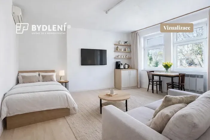 Prodej bytu 1+kk, Ústí nad Labem, Elišky Krásnohorské, 25 m2